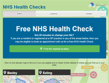 Tablet Screenshot of nhshealthchecks.com